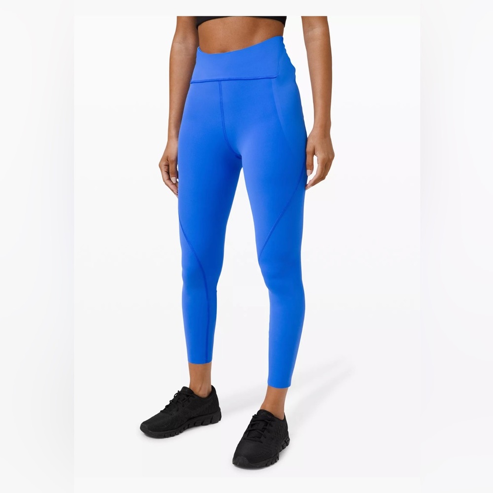 Lululemon FREE TO SPEED HIGH-RISE TIGHT 25" Size 10 in Wild Bluebell (Blue)